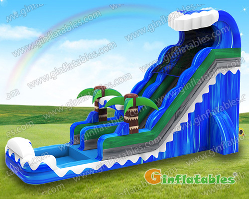 22 Ft Blue Crush Water Slide