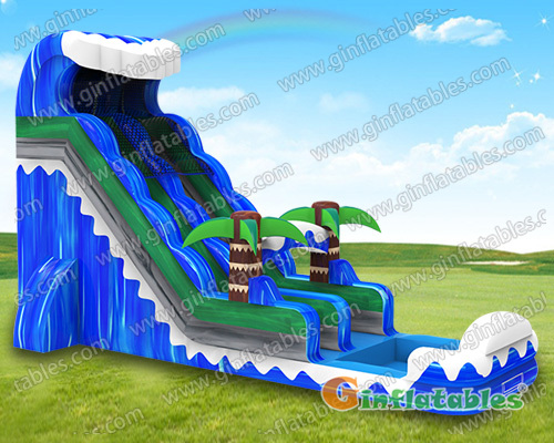 22 Ft Blue Crush Water Slide